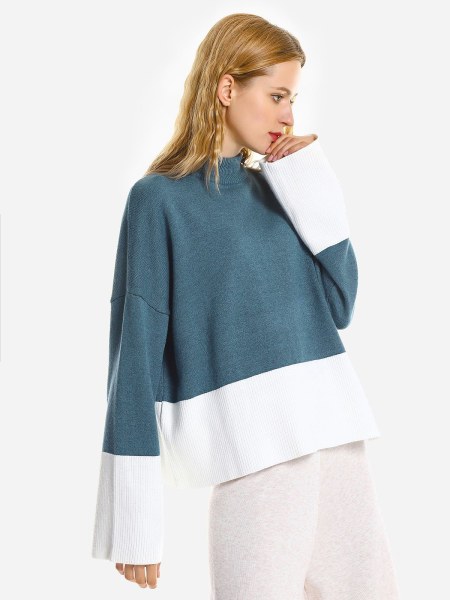 Zan.style Loose Pullover Sweater